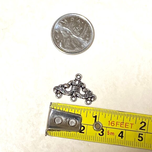 3/10$, 3 to 1 Silver Color Connector for Jewelry Making, DIY Projects - Picture 4 of 5